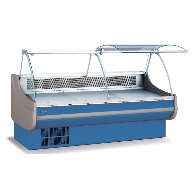 Vitrine refrigeree avec vitre relevable CORECO