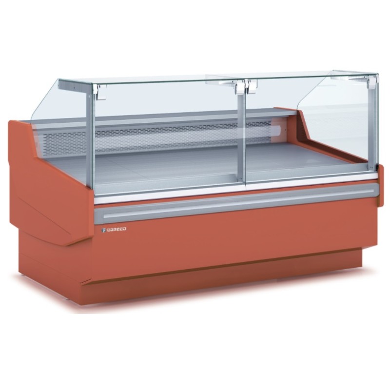 Vitrine refrigeree avec vitre relevable CORECO