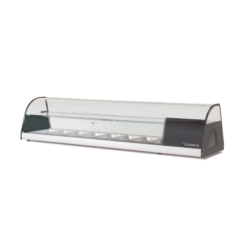 Vitrine tapas à poser 8x GN1/3 CORECO