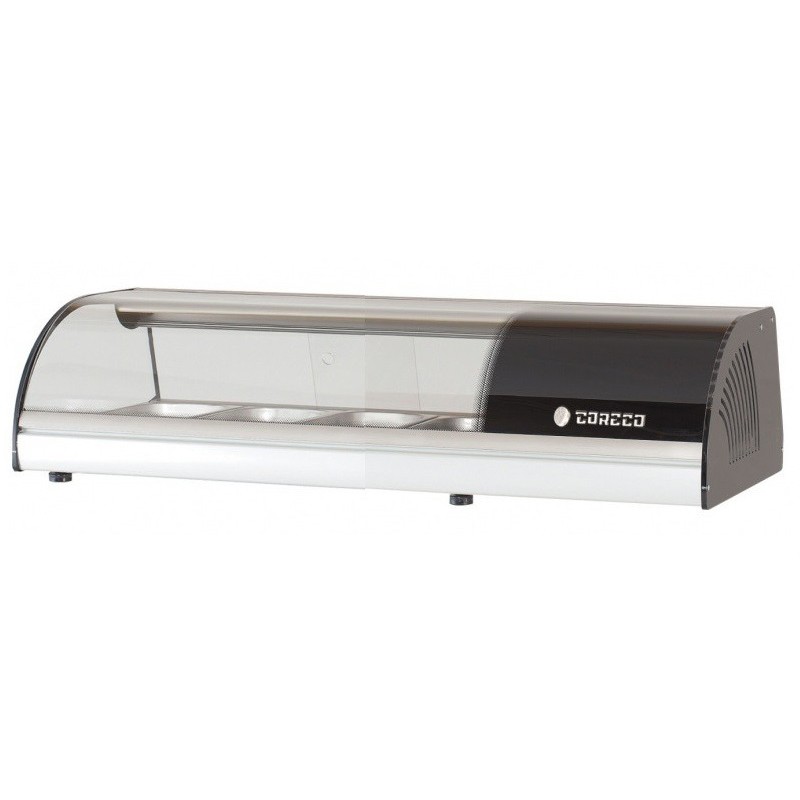 Vitrine tapas à poser 4x GN1/3 CORECO