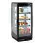 Mini vitrine réfrigérée 93 L Noire CASSELIN