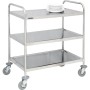 Chariot en inox 3 plateaux CASSELIN