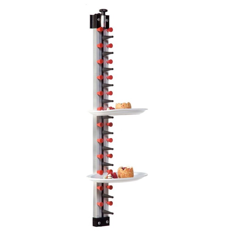 PORTE ASSIETTES DRESSÉES MURALE 12 COMBISTEEL