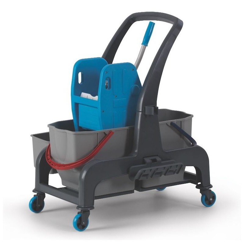 CHARIOT DE LAVAGE ET ESSOREUSE PROCART JET 721S COMBISTEEL