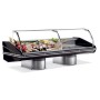 Vitrine d'angle ouvert 45°