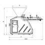 Diviseuse automatique, 50/450 gr sans huile, PM6 SALVA