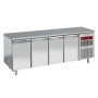 Table frigorifique, ventilée, 4 portes EN 600x400 DIAMOND