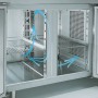 Table frigorifique, ventilée, 4 portes EN 600x400 DIAMOND