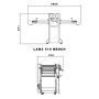 Laminoir a bande 500x1000 sur socle Tekno Stamap