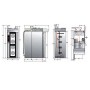 FOURS A CHARIOT FIXE ELECTRIQUE 400x600mm EUROFOURS