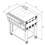 Four modulaire 2 plaques EM SALVA