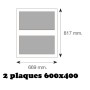 Four modulaire 2 plaques EMT SALVA