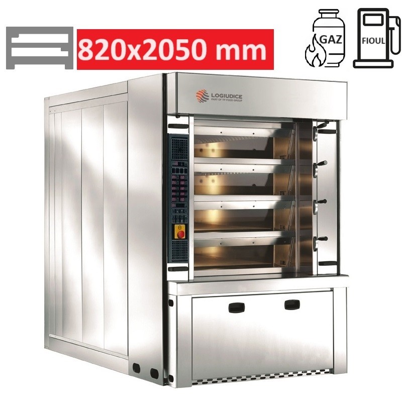 Four à tubes annulaires 4 chambres 820x2050 MINISTAR LOGIUDICE FORNI