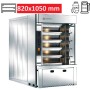 Four à tubes annulaires 5 chambres 820x1050 MINISTAR LOGIUDICE FORNI