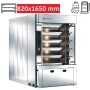 Four à tubes annulaires 5 chambres 820x1650 MINISTAR LOGIUDICE FORNI