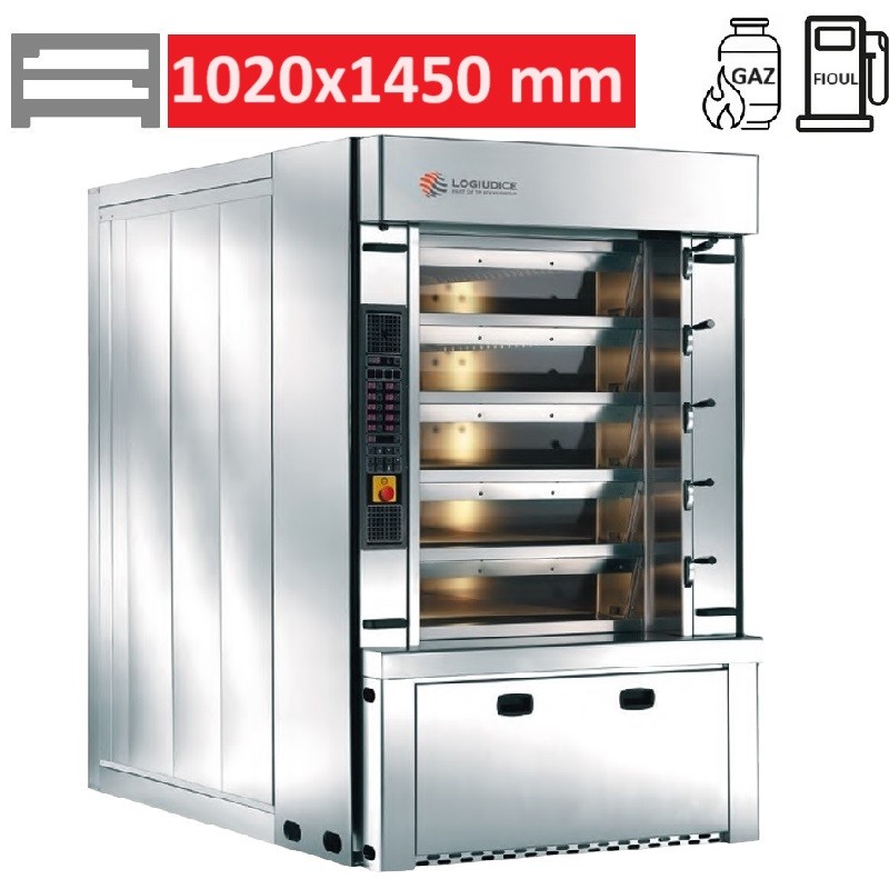 Four à tubes annulaires 5 chambres 1020x1450 MINISTAR LOGIUDICE FORNI
