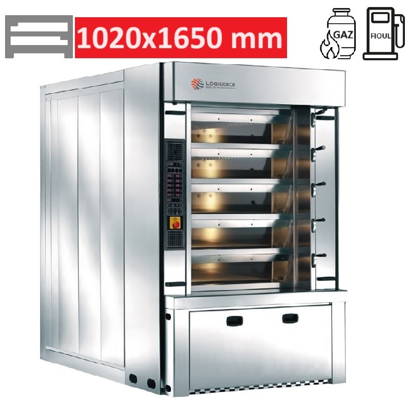 Four à tubes annulaires 5 chambres 1020x1650 MINISTAR LOGIUDICE FORNI
