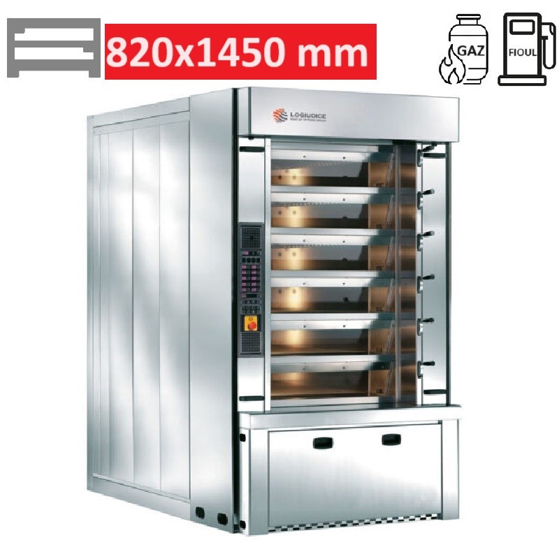 Four à tubes annulaires 6 chambres 820x1450 MINISTAR LOGIUDICE FORNI