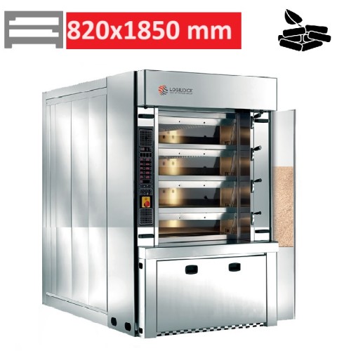 Four à sole à tube annulaire maçonné 5 chambres 820x1850 MINISTAR PELLET LOGIUDICE FORNI