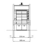 Four a sol 3 Étages 6 Bouches Gaz et Fioul PRIME LOGIUDICE FORNI