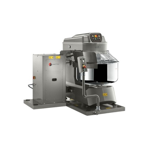 Petrin spirale déversement table et tremie 130Kg LOGIUDICE FORNI