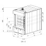 Four a sole électrique 6 Bouches de 62 - L 124 x P 245 LOGIUDICE FORNI