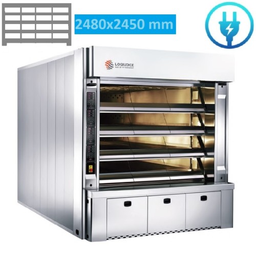 Four a sole électrique 16 Bouches de 62 - L 248 x P 245 LOGIUDICE FORNI