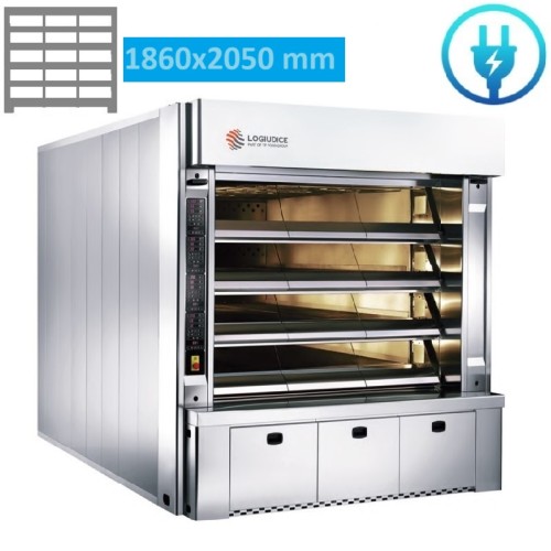 Four a sole électrique 15 Bouches de 62 - L 186 x P 205 LOGIUDICE FORNI