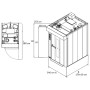 Four Rotatif Electrique FOX 18 Plaques 800x800 LOGIUDICE FORNI