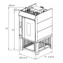 Four Rotatif Electrique FOX 10 Plaques 400x600 LOGIUDICE FORNI