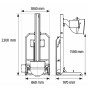 Élévateur Basculeur de cuve MAX 140L Sinmag Europe