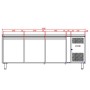 Comptoir de boulangerie Positif - 3 Portes TEFCOLD