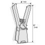 Laminoir sur pied - Tapis 1400mm SALVA