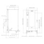 Four mixte à Gaz 16 niveaux 600x400 UNOX