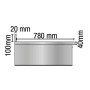 Table réfrigérée pâtissiére 2 portes 400x600, 272L Tecnodom
