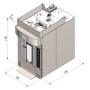 Four rotatif compact Gaz/Fioul 12 plaques 400x600 Zucchelli