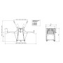 Laminoir sur socle 600x1400mm Rollmatic
