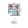 Vitrines Réfrigérées MR9.5 VCC_W Coin Fermé 90° Tecnodom