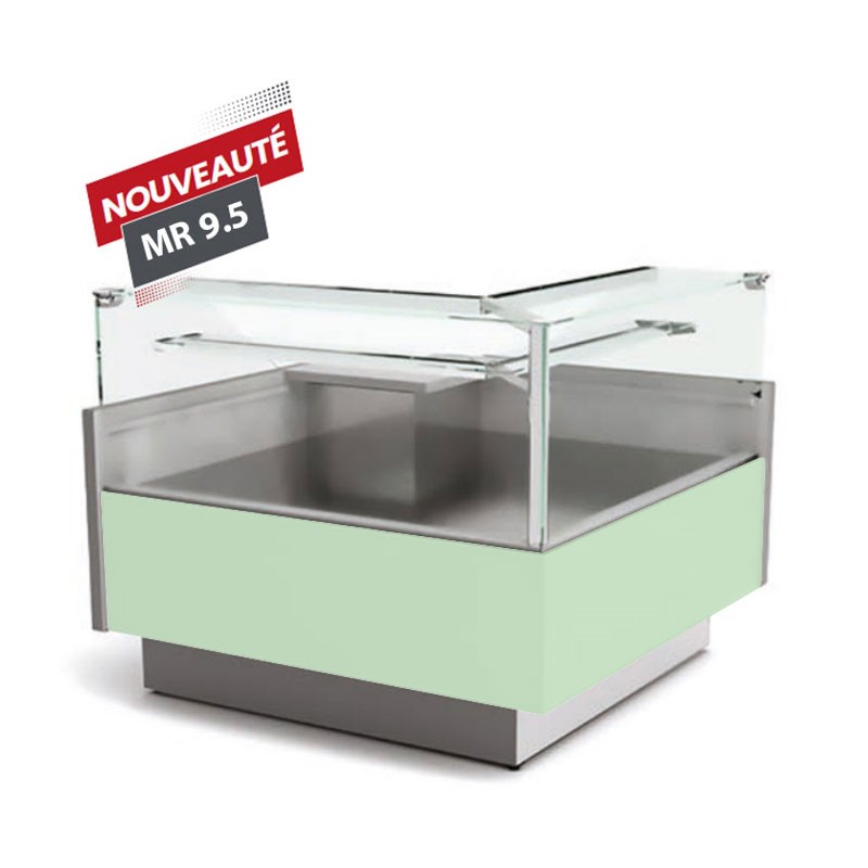 Vitrine d'exposition MR80 Vitre Droite Coin ouvert Tecnodom