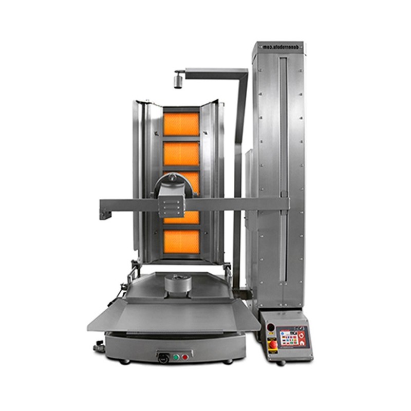 Robot kebab gaz automatique avec systeme bain-marie IDM