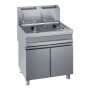 Friteuse gaz 2 cuves 15 litres sur armoire DIVERSO