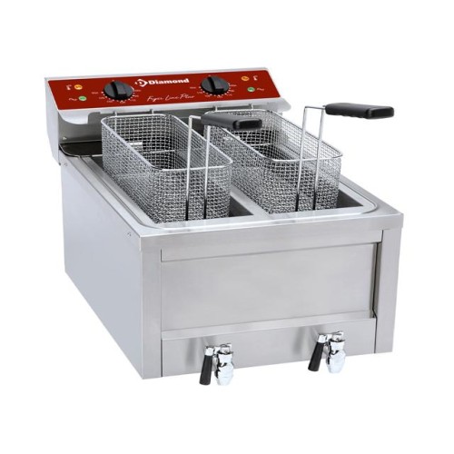 Friteuse electrique 2x8L DIAMOND