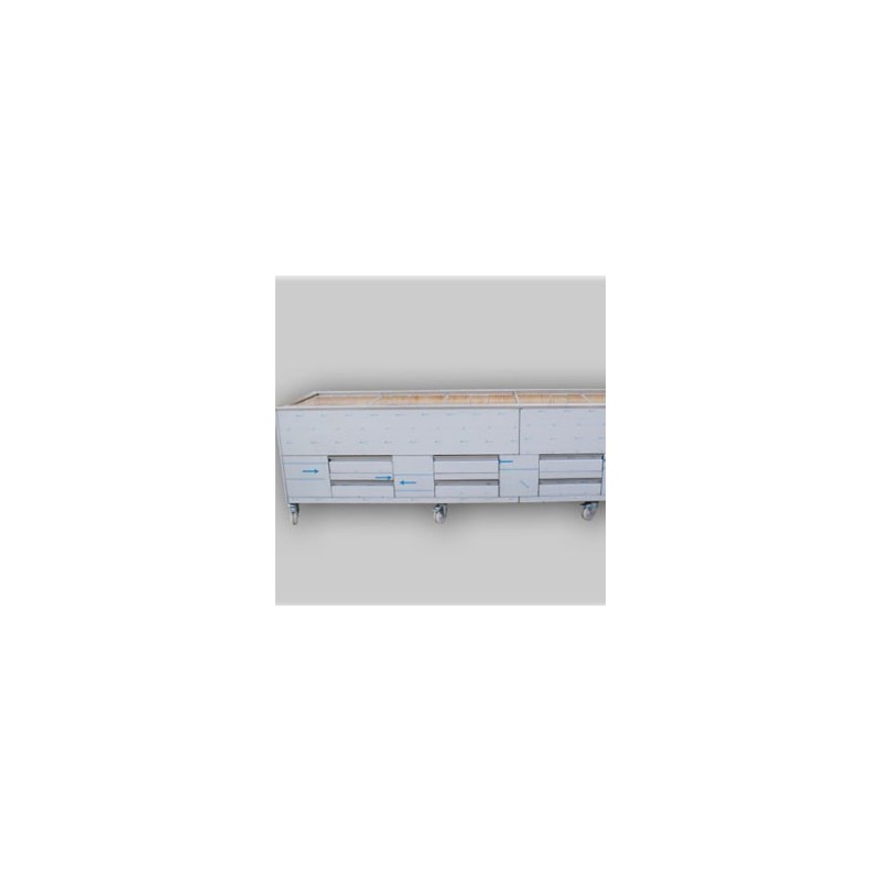 Barbecue portugais grilles fixe 2000mm