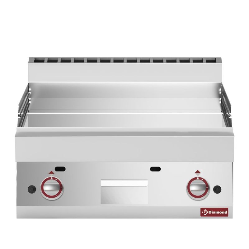 Plaque de cuisson gaz lisse -Top- chrome dur DIAMOND