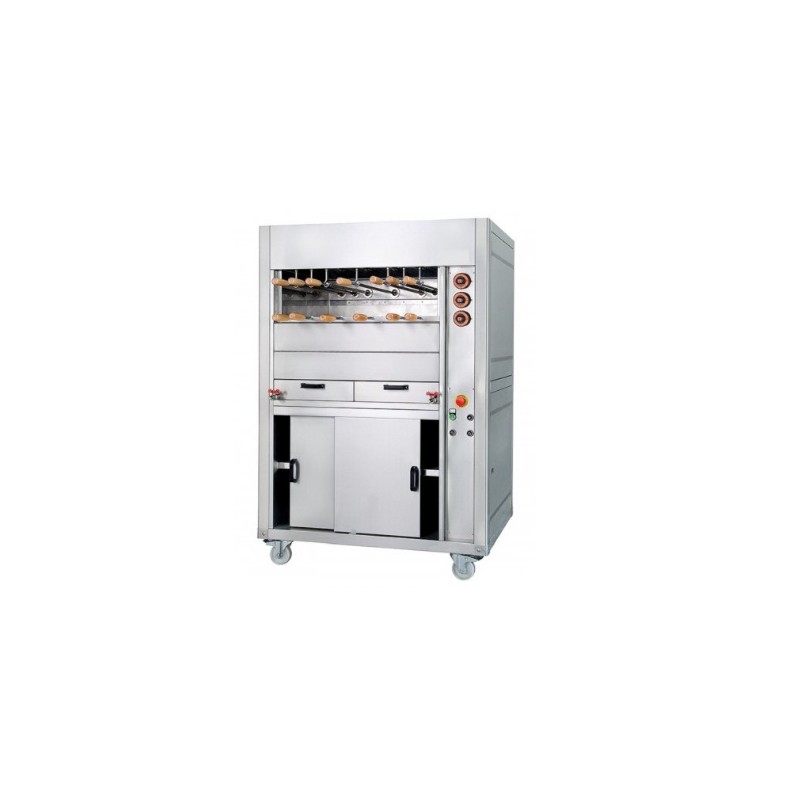 Grill Gaz pour Rodizio Triphase L.740 Double Grelhaço