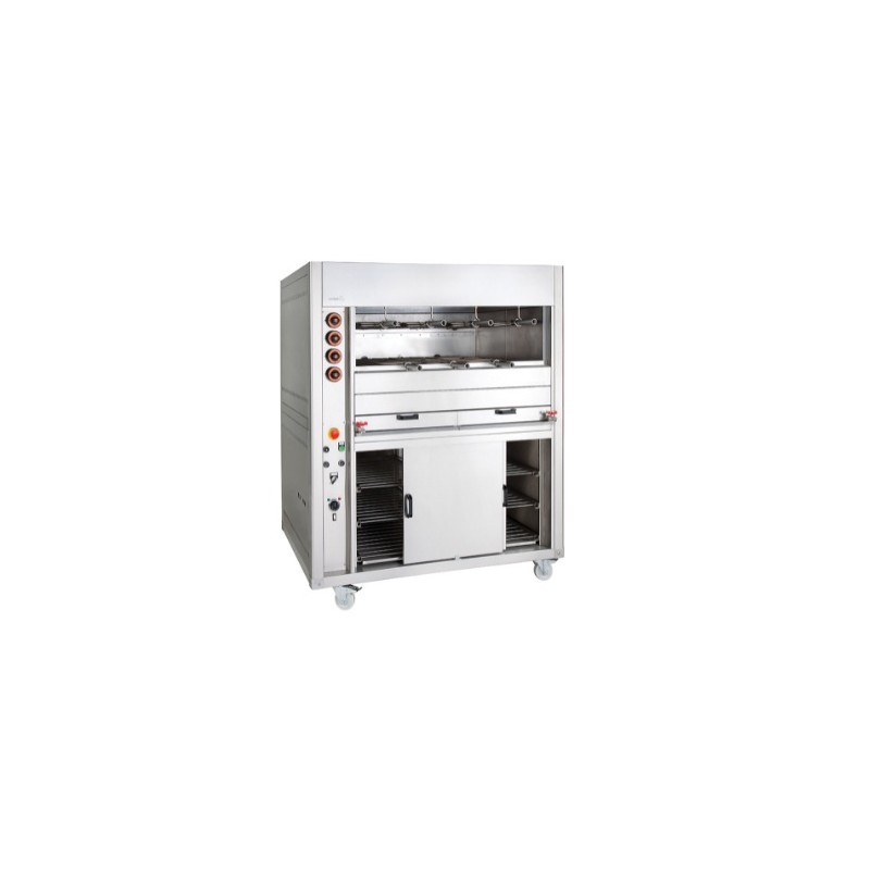 Grill Gaz Triphase avec armoire chaude 900 double Grelhaço