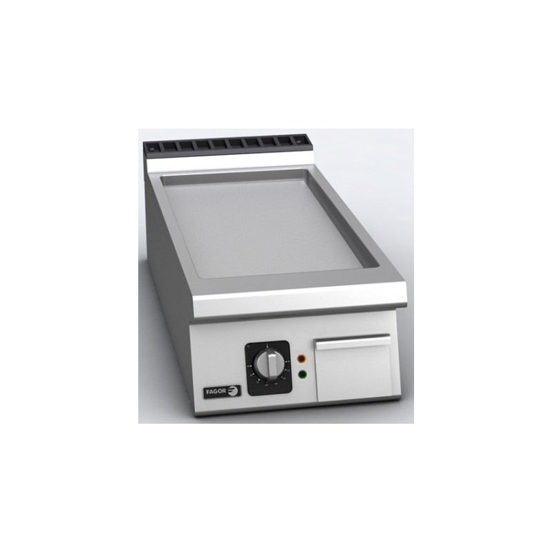 Plaque electrique lisse/Surface chromee Fagor