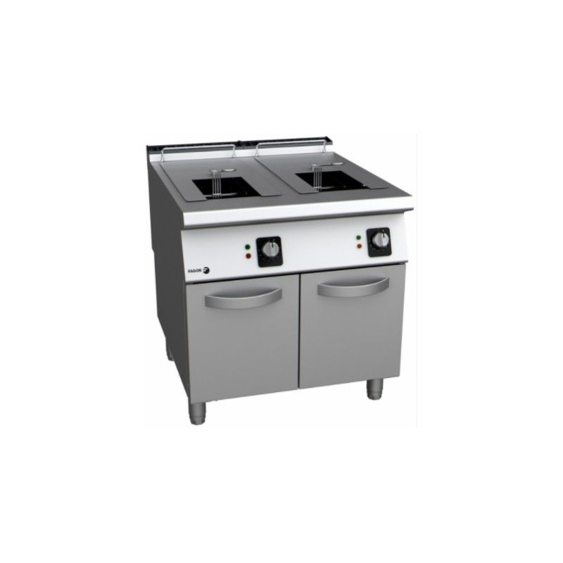 Friteuse gaz avec 2 paniers Fagor