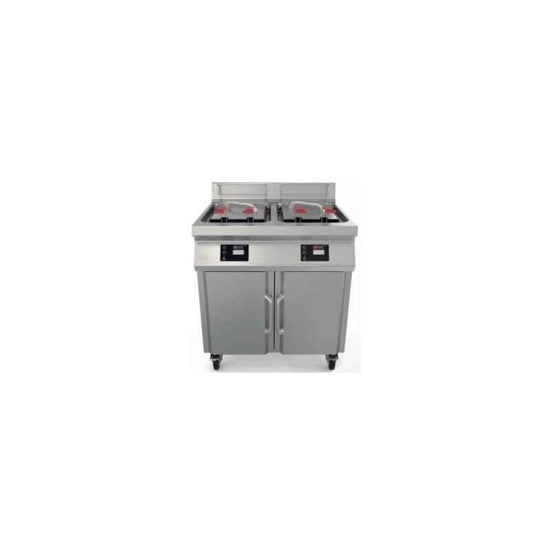 Friteuse electrique double avec systeme filtrage MIRROR