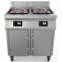 Friteuse electrique double avec systeme filtrage MIRROR